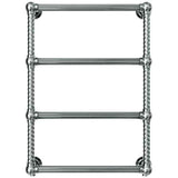 Vogue Traditional Towel Rail 775 x 575 / Central Heating Vogue Colonnade Straight Traditional Towel Radiator in Chrome