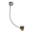 Flova Overflow Filler Brushed Nickel Flova Bath Overflow Filler with Clicker Waste