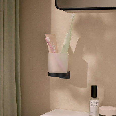 Hansgrohe Toothbrush Holder Matt Black Hansgrohe Addstoris S Toothbrush Tumbler