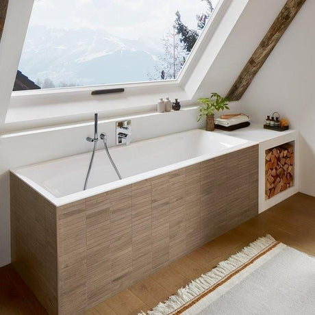 Villeroy & Boch Double Ended Bath 1800 x 800mm Villeroy & Boch Subway 3.0 Double Ended Quaryl Bath with SilentFlow