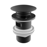 Roca Basin Waste Titanium Black Roca Click-Clack 65mm Slotted Basin Waste