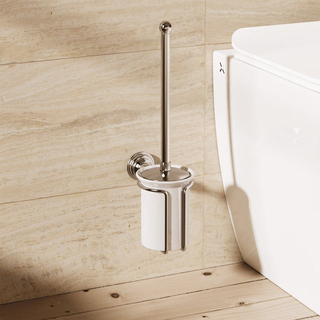 Crosswater Toilet Brush Chrome Crosswater Belgravia Toilet Brush and Holder