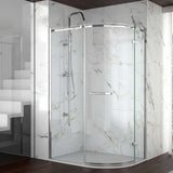 Merlyn Quadrant Shower Enclosure 1000 x 800mm Merlyn 8 Series Frameless 1 Door Offset Quadrant