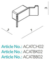hib. Robe Hook hib. Atto Robe Hook in Black