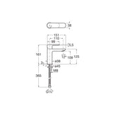 Roca Mono Basin Tap Roca Cala Cold Start Basin Mixer Tap