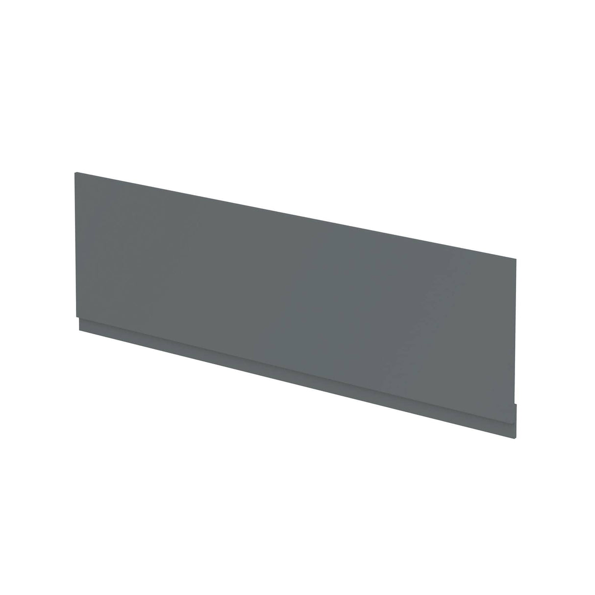 Aquarius Bathrooms Bath Panel 1600 x 550mm Aquarius Halite Waterproof Front Bath Panel in Matt Grey