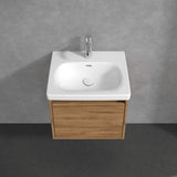 Villeroy & Boch Wall Mounted Vanity Unit Villeroy & Boch Skyla Wall Mounted 500mm One Drawer Vanity Unit with Basin