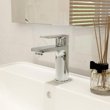 Imex Mono Basin Tap Chrome Imex Suburb Basin Mixer Tap with Clicker Waste