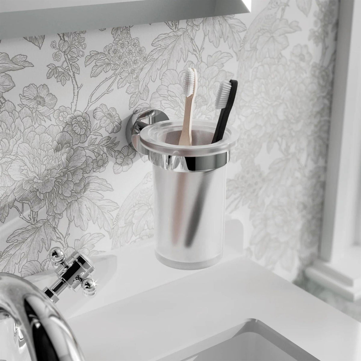 hib. Nano Wall Mounted Tumbler in Chrome – UK Bathroom Store