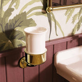 Burlington Toothbrush Holder Gold Burlington Guild Tumbler and Holder