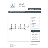 JTP Pillar Basin Tap JTP Grosvenor Cross Long Nose Basin Pillar Taps (Pair)
