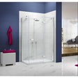 Merlyn Side Panel Chrome / 900mm Merlyn Ionic Essence Frameless Side Panel for Hinged Shower Door and Inline Panel