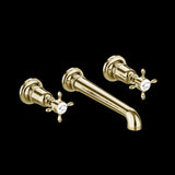 Burlington Wall Mounted Basin Tap Burlington Guild 3 Hole Wall Mounted Basin Mixer Tap