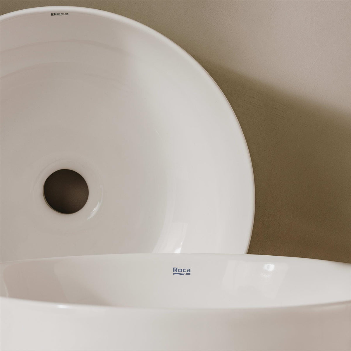 Roca Countertop Basin Roca Ona 370mm Round Fineceramic® Countertop Basin
