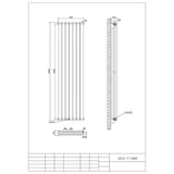 Aquarius Athens Double Vertical Column Radiator