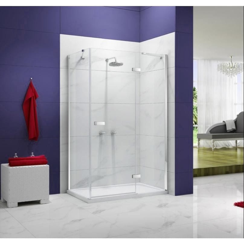 Merlyn Hinged Shower Door Merlyn Ionic Essence Frameless Hinged Shower Door and Inline Panel