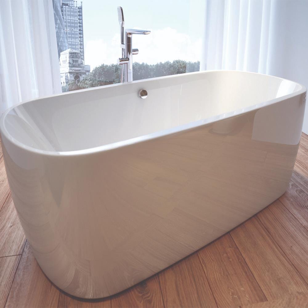 Imex Modern Freestanding Bath Imex Liberty Freestanding Bath - 1700 x 810mm - White Gloss