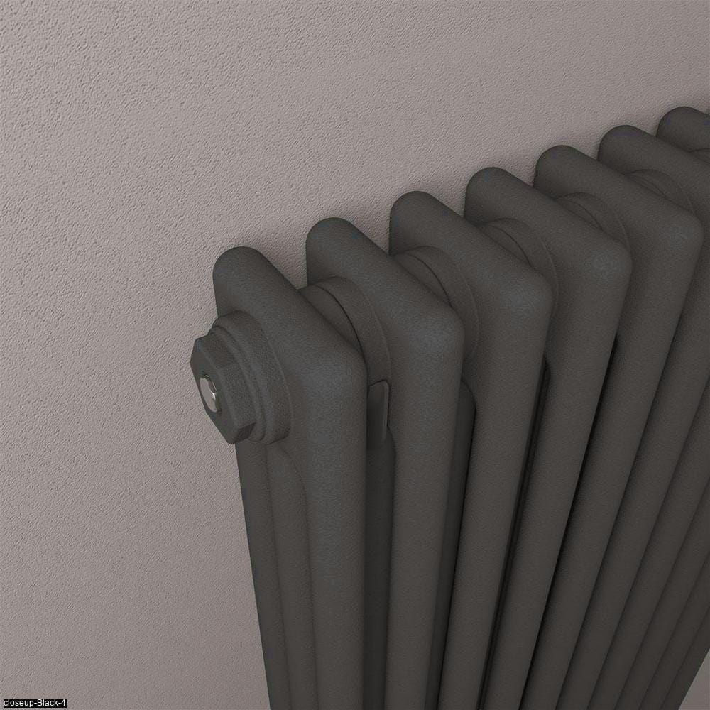 Eastbrook Rivassa Traditional 3 Column Radiator in Matt Anthracite