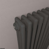 Eastbrook Rivassa Traditional 3 Column Radiator in Matt Anthracite