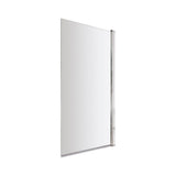 Aquarius Bathrooms Bath Screen Aquarius LevAqua Straight 6mm Hinged Bath Screen 1400 x 800mm