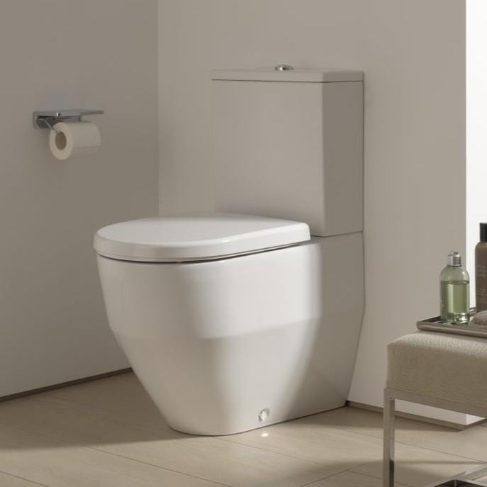 Laufen Toilet Seat Laufen Pro Wrapover Soft Close, Quick Release Toilet Seat with Stainless Steel Hinges