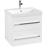 Villeroy & Boch Wall Mounted Vanity Unit Villeroy & Boch Avento Wall Hung Vanity Unit 580mm Two Drawers with Basin