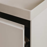 Roca Wall Mounted Vanity Unit Roca Ona 800mm Wall Mounted One Drawer Vanity Unit with Basin