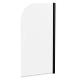Aquarius Bathrooms Bath Screen Aquarius LevAqua Curved 6mm Hinged Bath Screen 1400 x 800mm