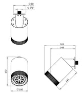 Crosswater Fixed Shower Head Crosswater Revive Multi Flow Shower Head
