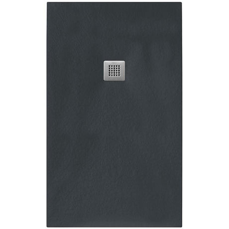 Tissino Rectangle Shower Tray 900 x 700mm Tissino Giorgio2 Rectangle Shower Tray in Graphite Slate