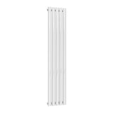 Reina Panel Radiator 1500 x 295mm / White Reina Neva Vertical Single Panel Central Heating Radiator