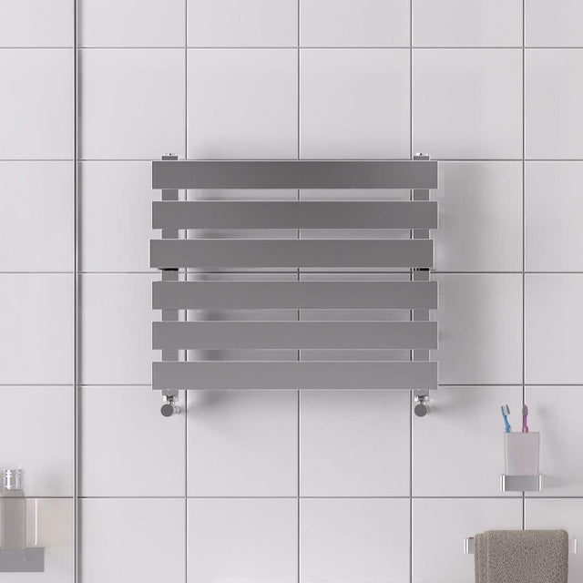 Eastbrook Designer Towel Radiator Eastbrook Ascona Straight Horizontal Towel Rail in Polished Stainless Steel