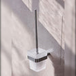 Miller Toilet Brush Miller Miami Wall Mounted Toilet Brush and Holder in Chrome