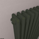 Eastbrook Rivassa Traditional 3 Column Radiator in Matt Black