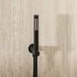 Crosswater Shower Handset Matt Black Crosswater MPRO Wall Mounted Outlet with Shower Handset and Hose
