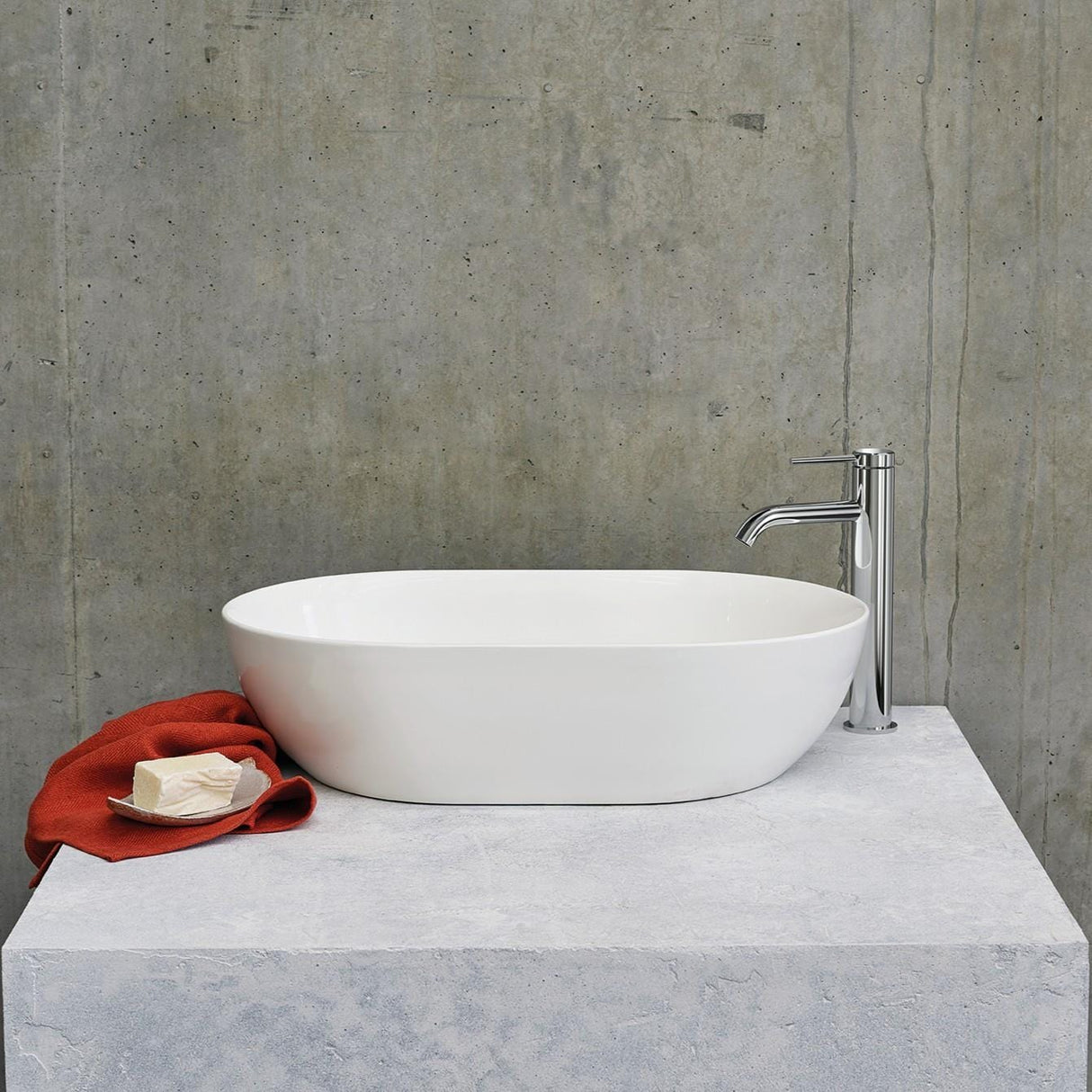 Britton Countertop Basin Britton Formoso Clearstone Oval Countertop Basin in White