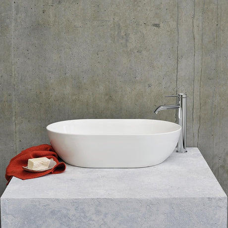Britton Countertop Basin Britton Formoso Clearstone Oval Countertop Basin in White
