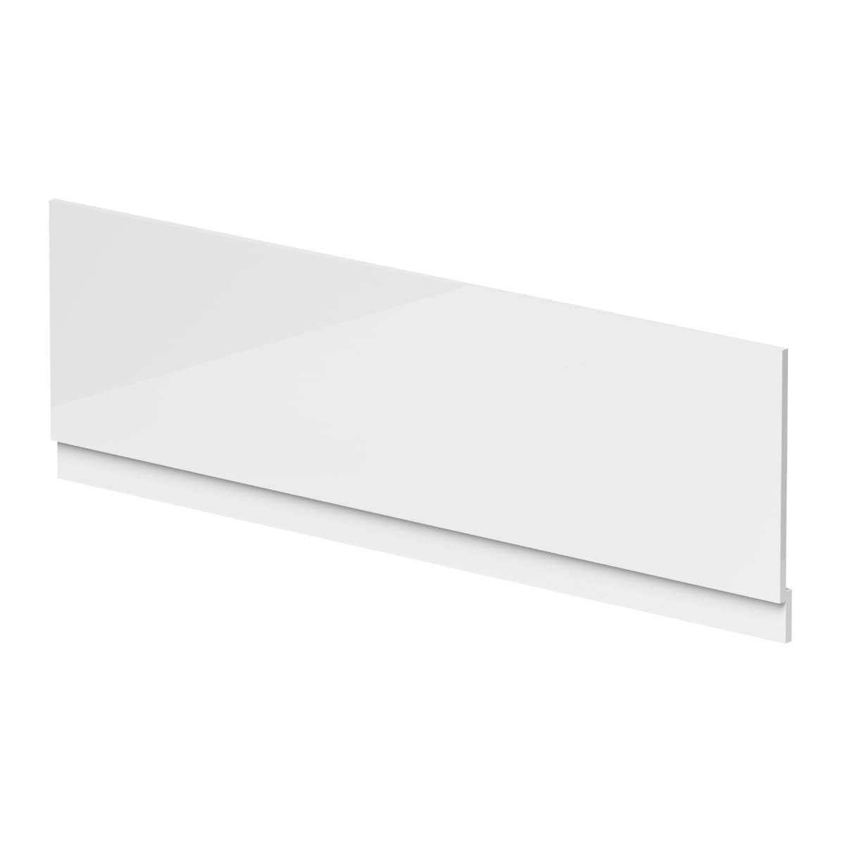 Aquarius Bathrooms Bath Panel 1800 x 550mm Aquarius Halite Waterproof Front Bath Panel in White Gloss