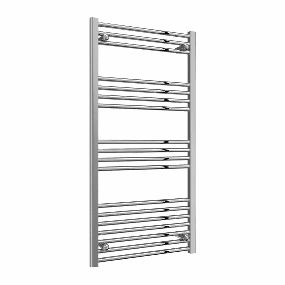 Reina Ladder Rail Reina Capo Flat Heated Designer Ladder Towel Rail - 1200 x 600 mm - in Chrome