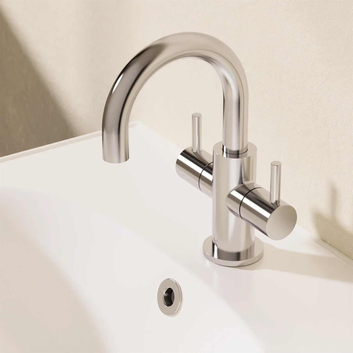Crosswater Mono Basin Tap Crosswater MPRO Mini Monobloc Basin Mixer Tap in Chrome
