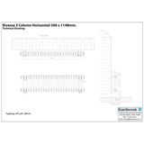 Eastbrook Rivassa Traditional 3 Column Radiator in Matt Anthracite