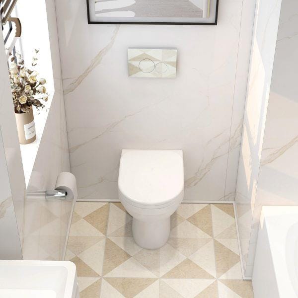 Imex Back To Wall Toilet Imex Ivo Back to Wall Toilet with Soft Close Seat