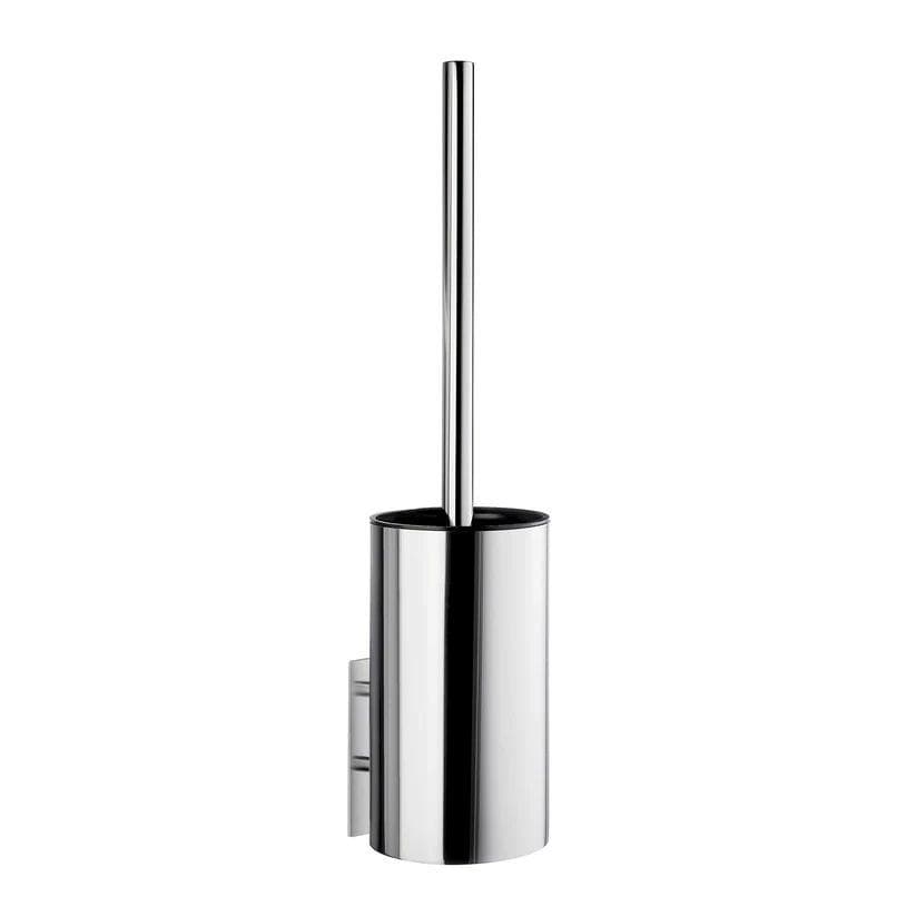 Smedbo Toilet Brush Smedbo Beslagsboden Cube Self-Adhesive Wall Mounted Toilet Brush and Holder