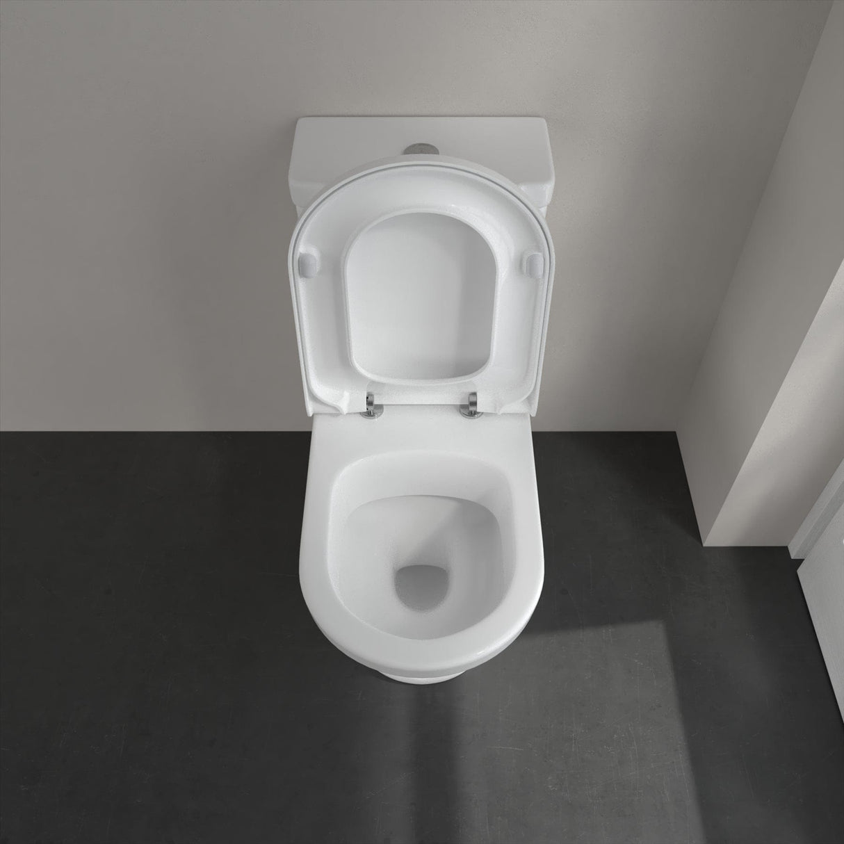 Villeroy & Boch Toilet Seat Villeroy & Boch Hommage Soft Close, Quick Release Toilet Seat in White Alpin