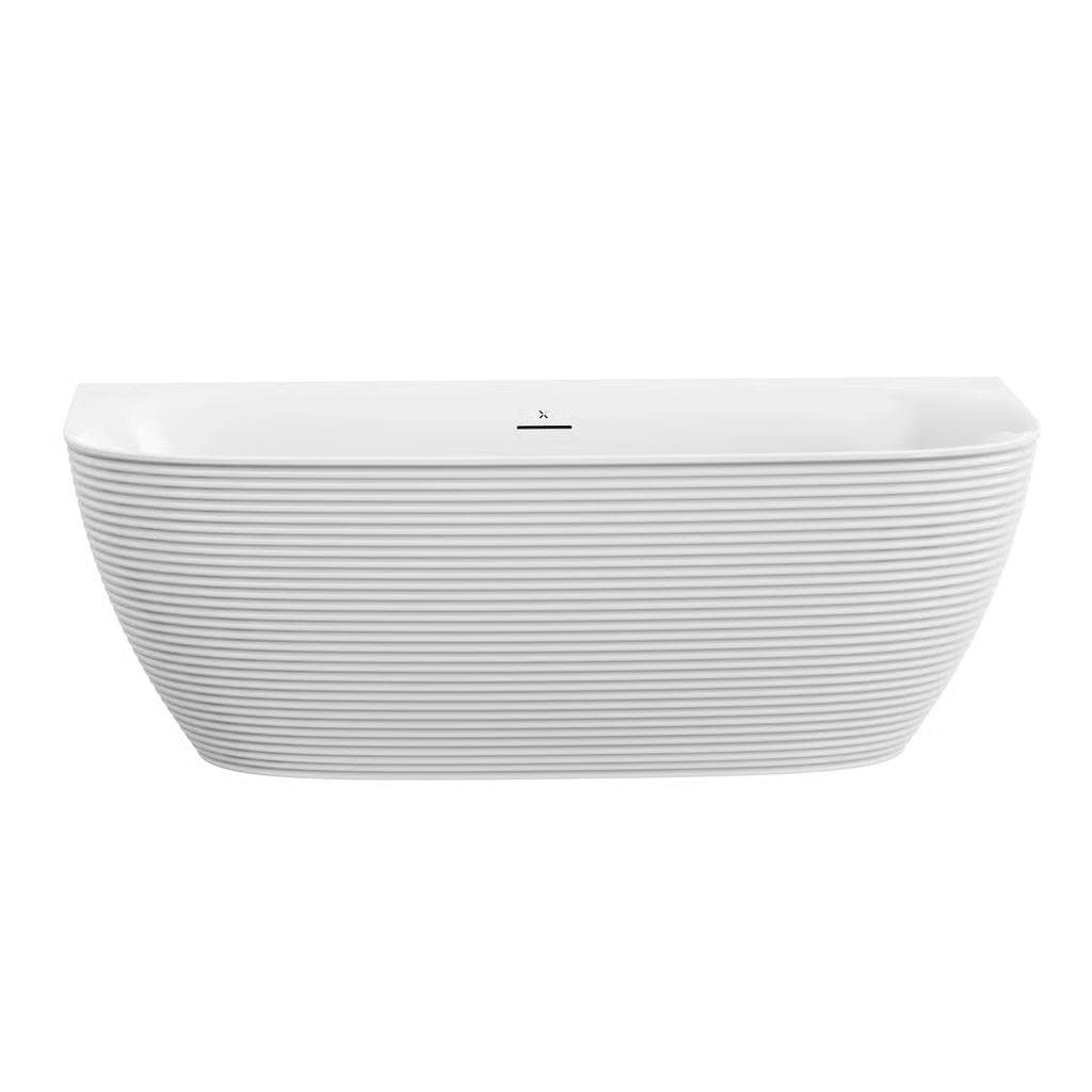 Crosswater Back To Wall Freestanding Bath Crosswater Auriga Back to Wall Freestanding Bath - 1700 x 800mm