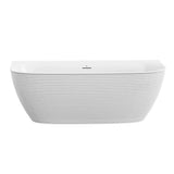 Crosswater Back To Wall Freestanding Bath Crosswater Auriga Back to Wall Freestanding Bath - 1700 x 800mm