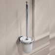 Miller Toilet Brush Miller Stockholm Wall Mounted Toilet Brush and Holder in Chrome