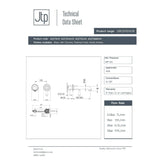 JTP Wall Mounted Basin Tap JTP Grosvenor Single Lever Wall Mounted Basin Mixer Tap