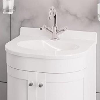 Eastbrook Wall Mounted Vanity Unit Eastbrook Hardwick Traditional 600mm Wall Hung Vanity Unit with Basin