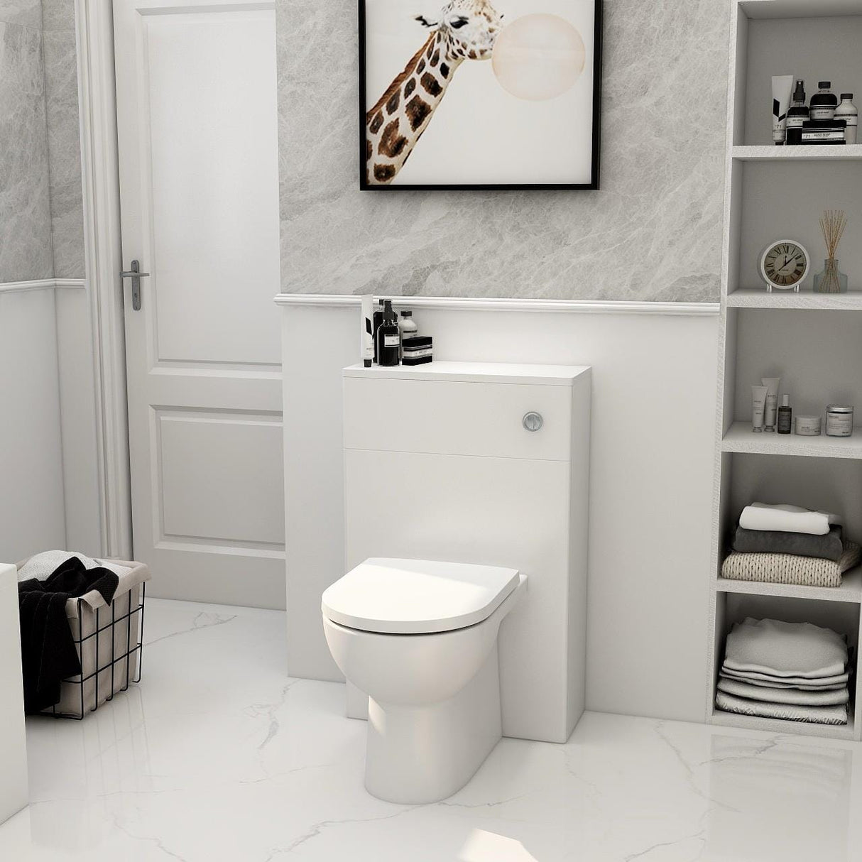 Aquarius WC Back To Wall Unit Imex Croma WC Unit - 550mm Wide